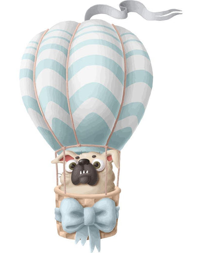 Malen nach Zahlen - Malen nach Zahlen - Heißluftballon - Bulldogge