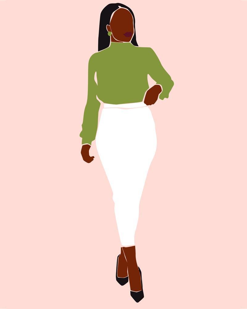 Malen nach Zahlen - Malen nach Zahlen - Lady Boss Portrait - 10