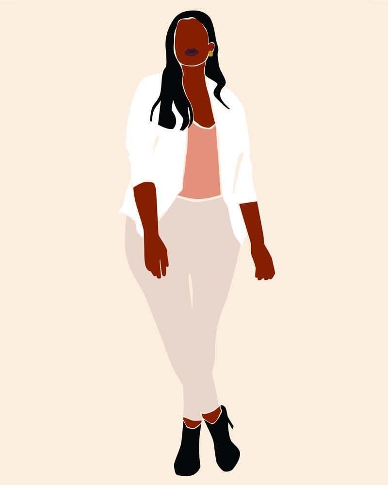 Malen nach Zahlen - Malen nach Zahlen - Lady Boss Portrait - 16