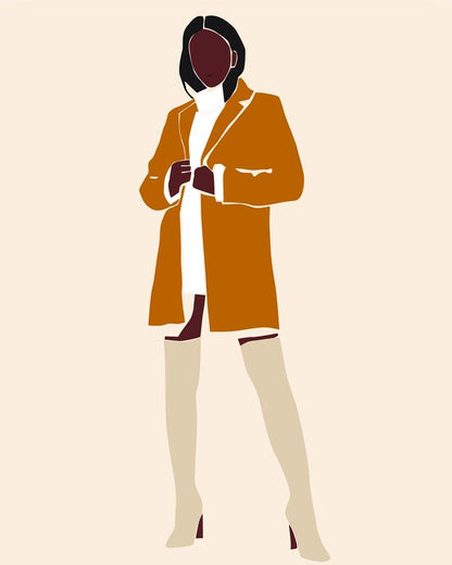 Malen nach Zahlen - Malen nach Zahlen - Lady Boss Portrait - 20