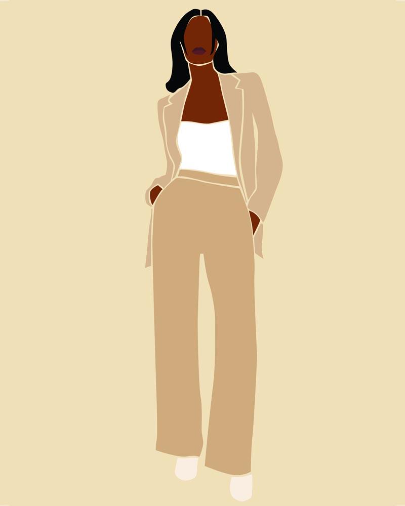 Malen nach Zahlen - Malen nach Zahlen - Lady Boss Portrait - 22