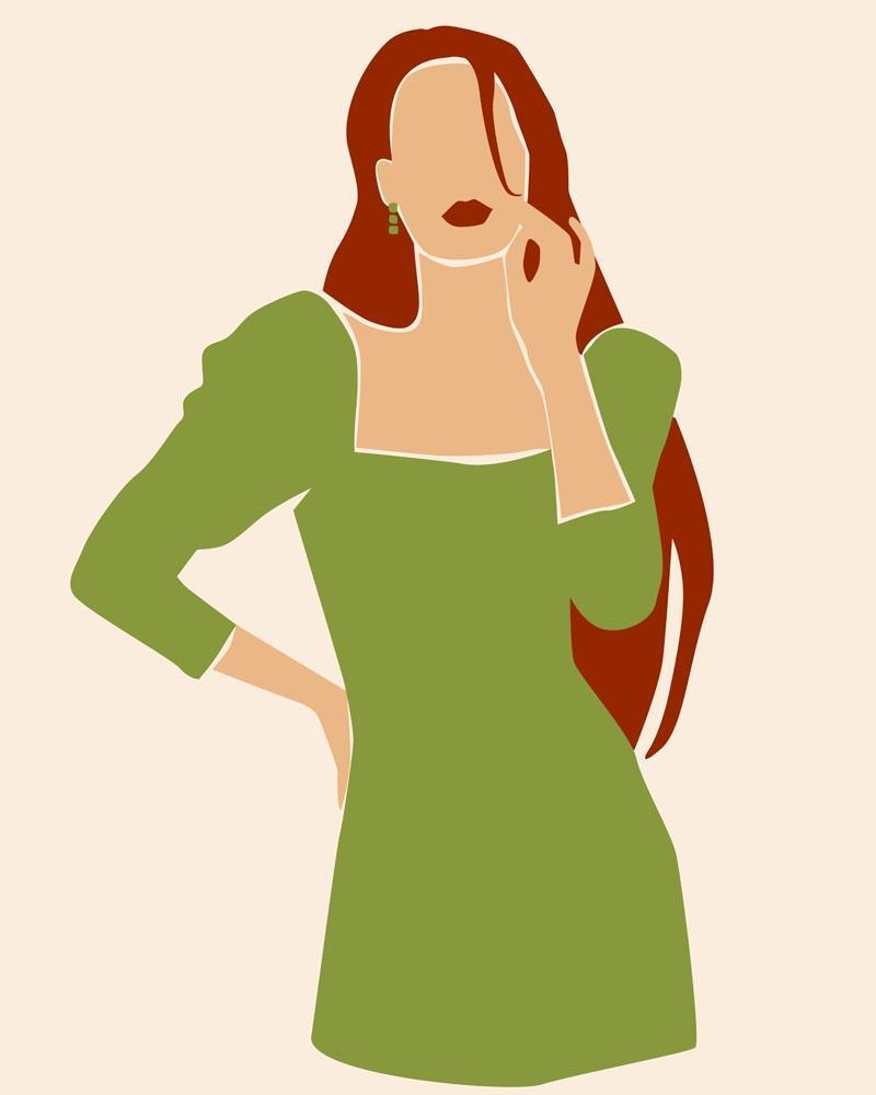 Malen nach Zahlen - Malen nach Zahlen - Lady Boss Portrait - 6