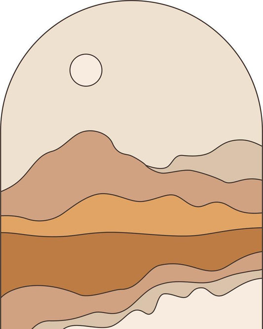 Malen nach Zahlen - Malen nach Zahlen - Boho - Landschaft - 11