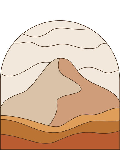 Malen nach Zahlen - Malen nach Zahlen - Boho - Landschaft - 14