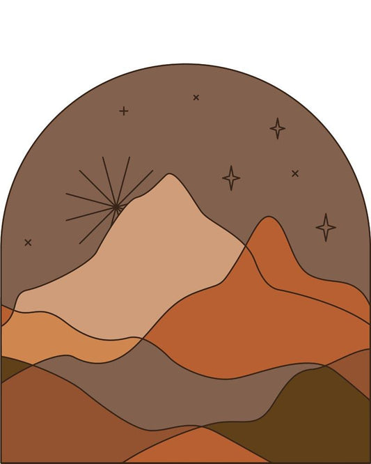 Malen nach Zahlen - Malen nach Zahlen - Boho - Landschaft - 15