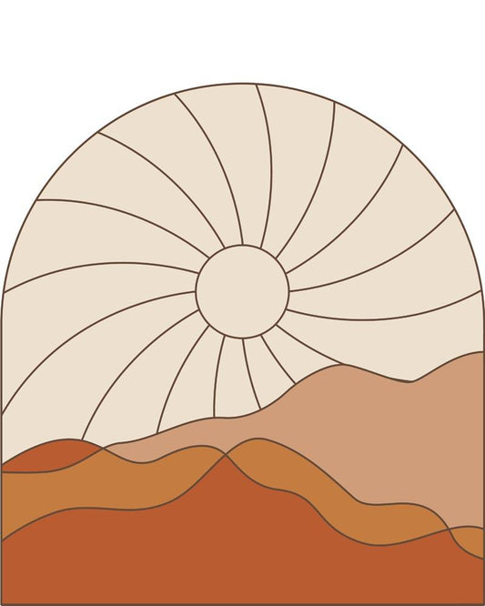 Malen nach Zahlen - Malen nach Zahlen - Boho - Landschaft - 16