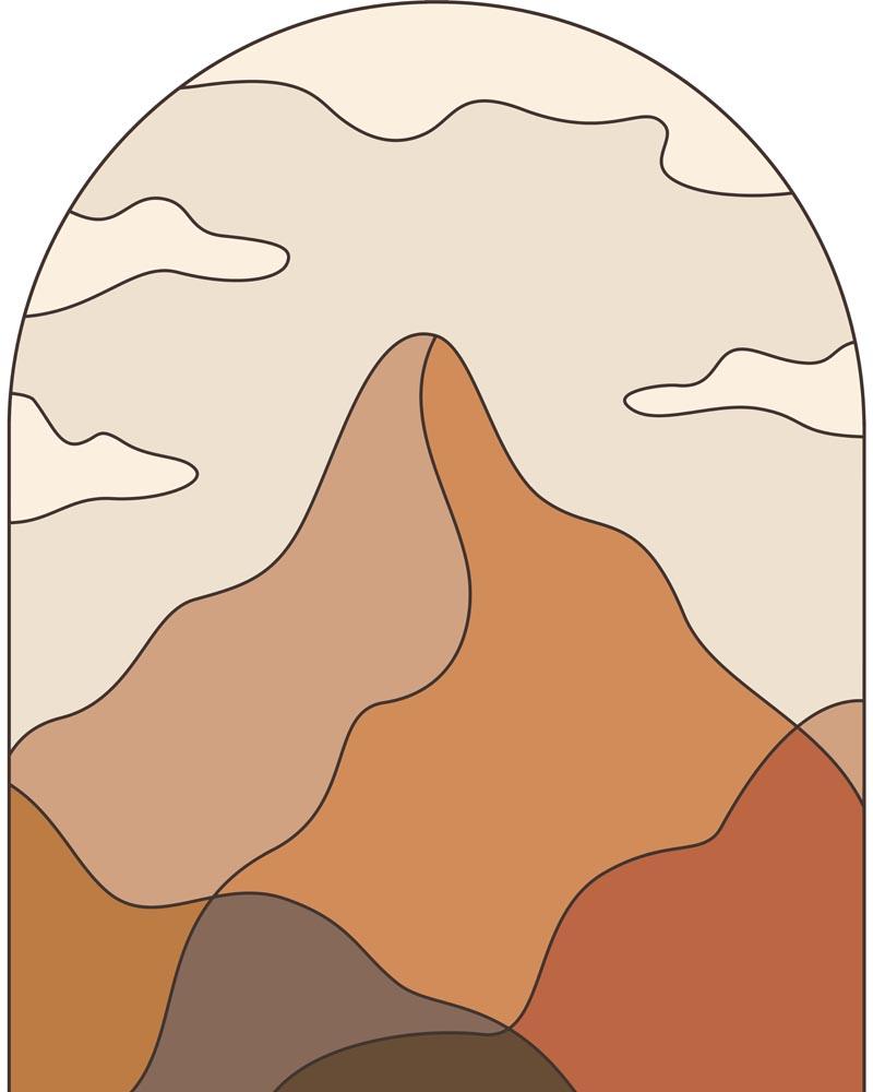 Malen nach Zahlen - Malen nach Zahlen - Boho - Landschaft - 9