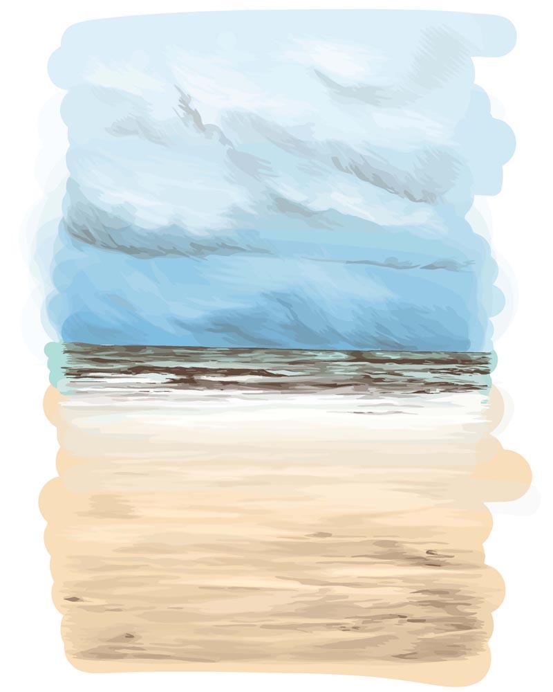 Malen nach Zahlen - Malen nach Zahlen - See und Strand