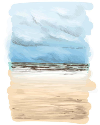 Malen nach Zahlen - Malen nach Zahlen - See und Strand