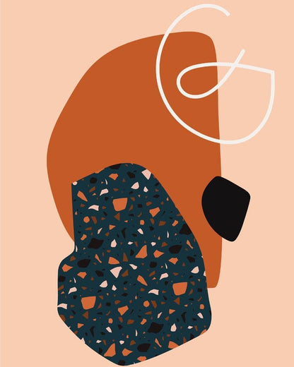 Malen nach Zahlen - Malen nach Zahlen - Abstrakte Illustration 12
