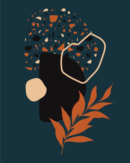 Malen nach Zahlen - Malen nach Zahlen - Abstrakte Illustration 9