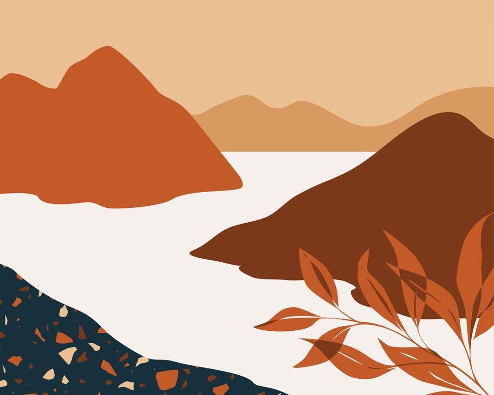 Malen nach Zahlen - Malen nach Zahlen - Landschaft Illustration 29