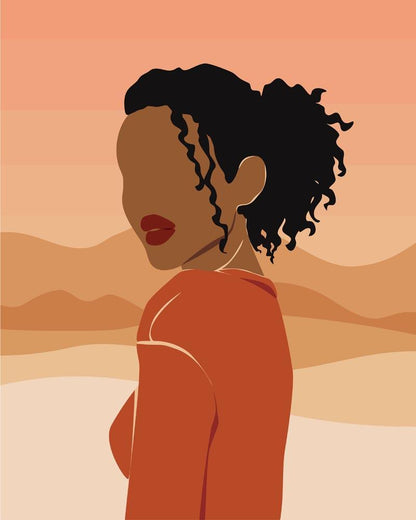 Malen nach Zahlen - Malen nach Zahlen - People Illustration 21
