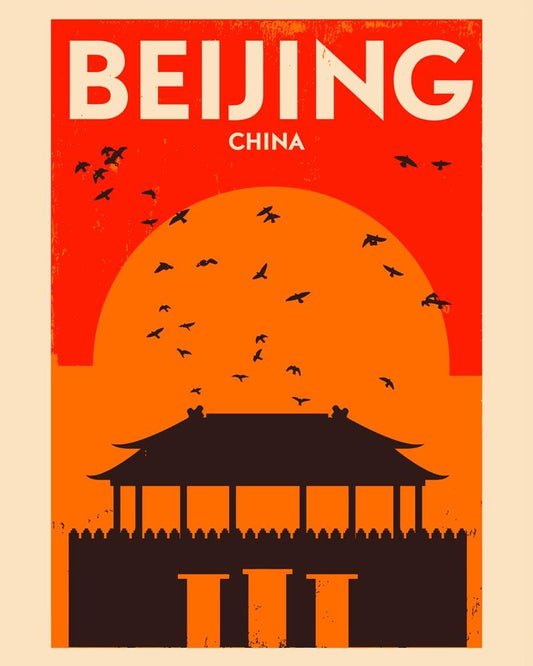 Malen nach Zahlen - Malen nach Zahlen - Retro - Beijing China