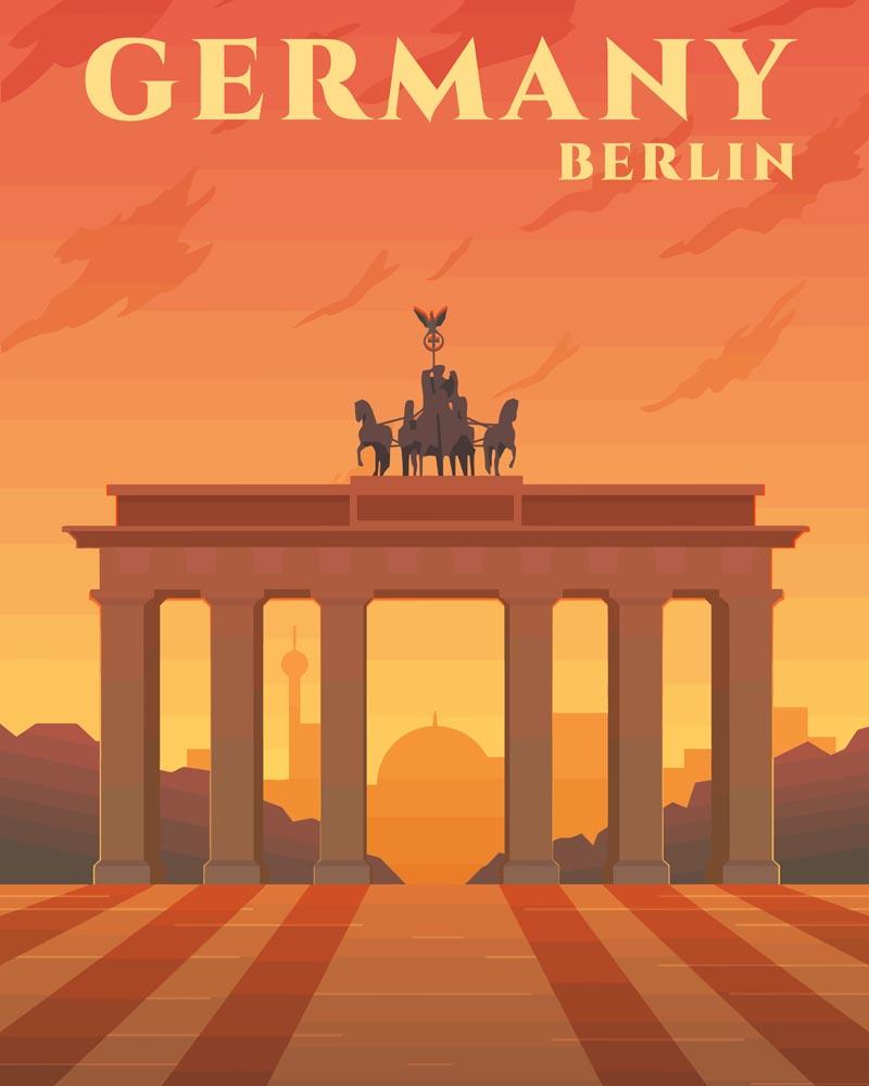 Malen nach Zahlen - Malen nach Zahlen - Travel - Berlin