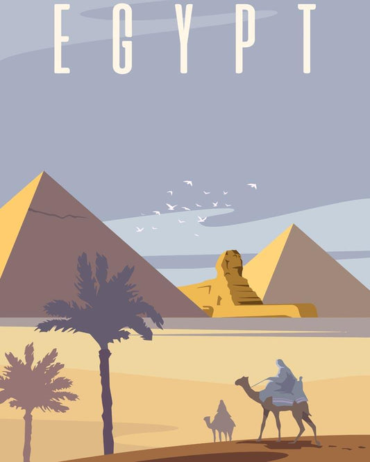 Malen nach Zahlen - Malen nach Zahlen - Travel - Ägypten