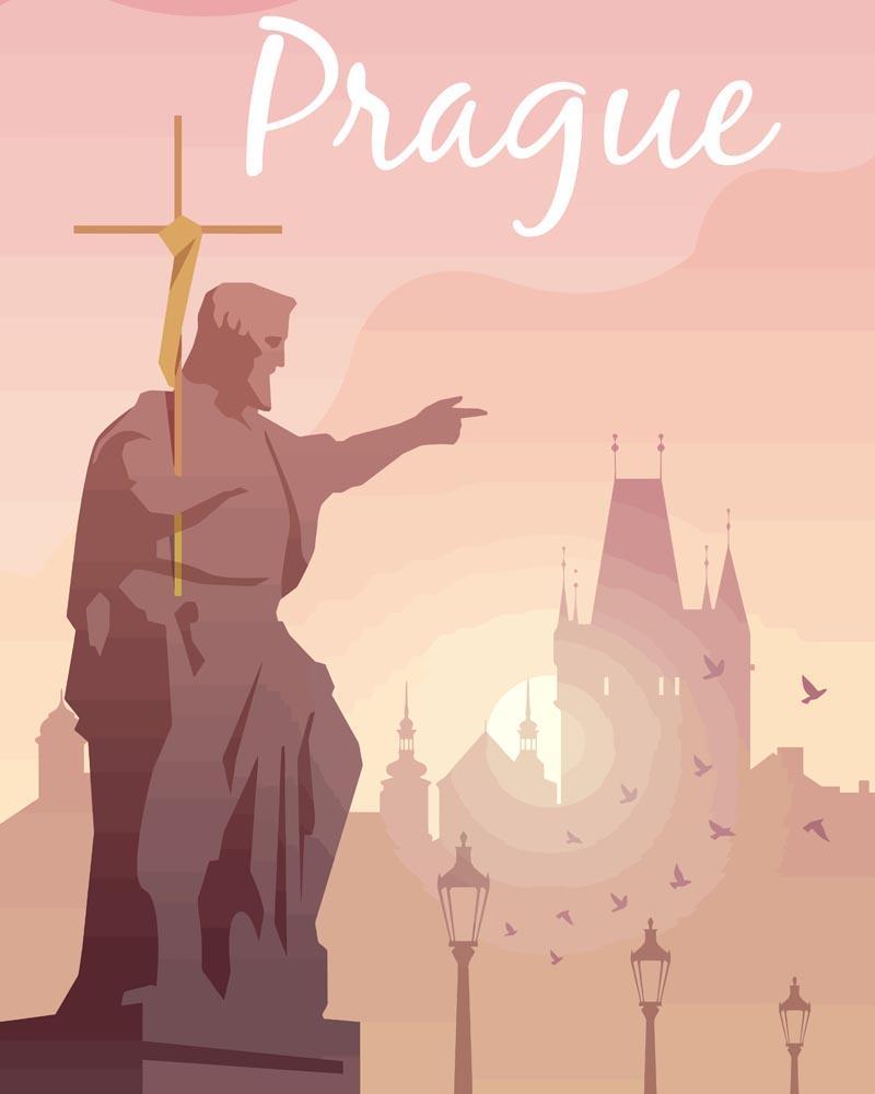Malen nach Zahlen - Malen nach Zahlen - Travel - Prag