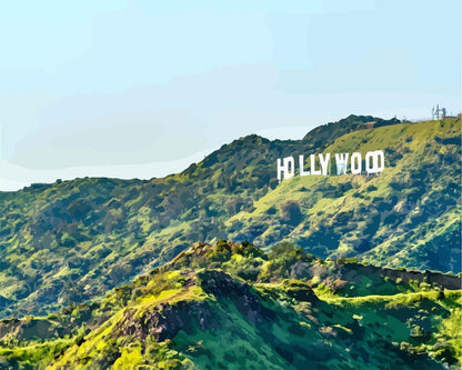 Malen nach Zahlen - Malen nach Zahlen - Hollywood Hills
