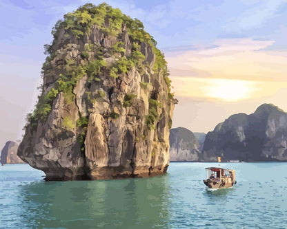 Malen nach Zahlen - Malen nach Zahlen - Bucht in Vietnam