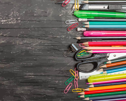 Malen nach Zahlen - Malen nach Zahlen - Buntstifte - Back to School