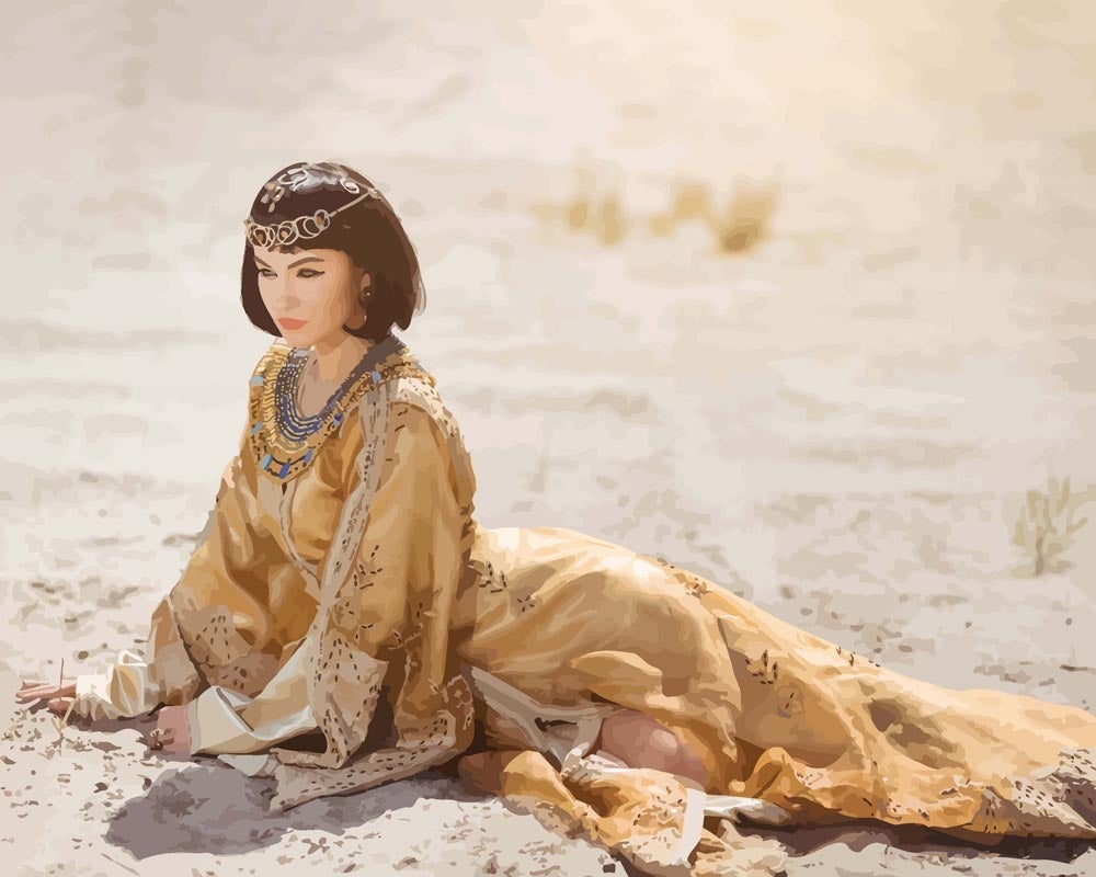 Malen nach Zahlen - Malen nach Zahlen - Ägyptische Cleopatra