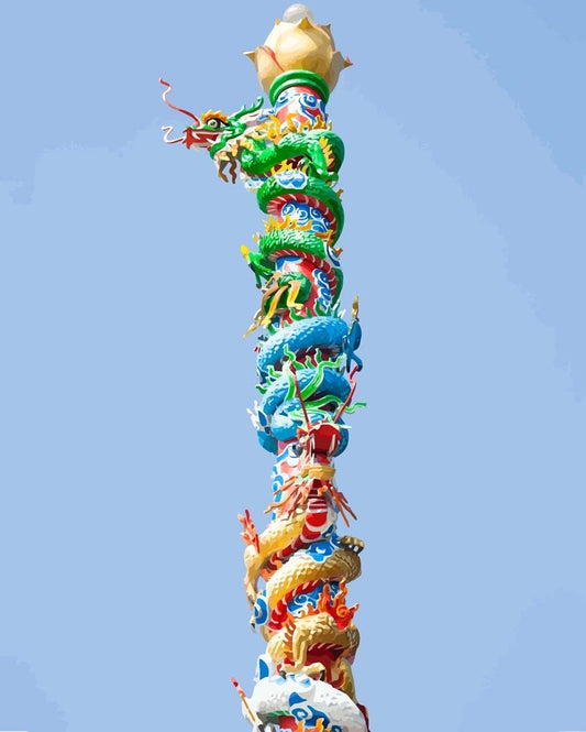 Malen nach Zahlen - Malen nach Zahlen - Drachensäule