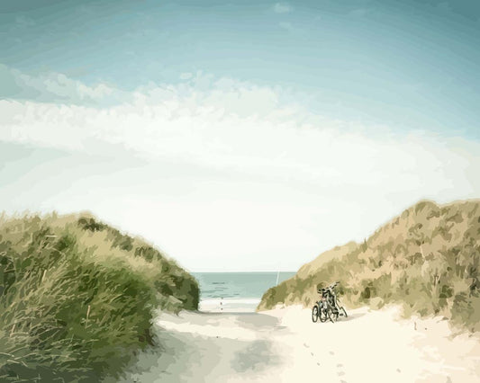 Malen nach Zahlen - Malen nach Zahlen - Offshore an der Nordsee