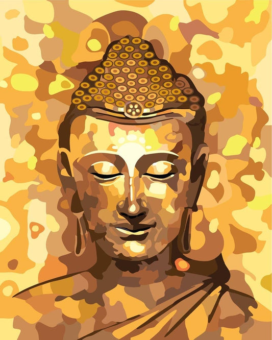 Malen nach Zahlen - Malen nach Zahlen - Der goldene Buddha