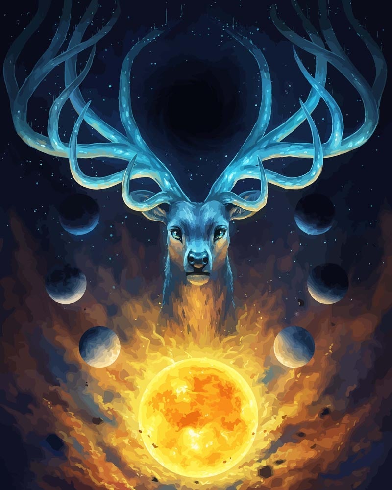 Malen nach Zahlen - Malen nach Zahlen - Himmlisch - by jojoesart