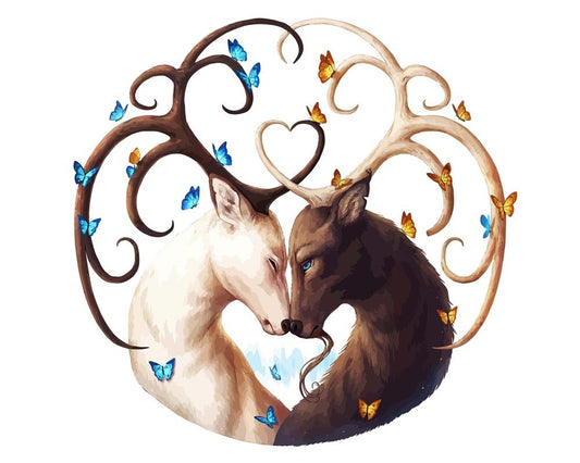 Malen nach Zahlen - Malen nach Zahlen - Kreis des Lebens - by jojoesart