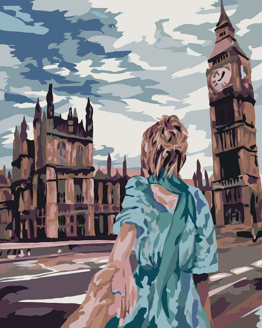 Malen nach Zahlen - Malen nach Zahlen - Halt meine Hand in London