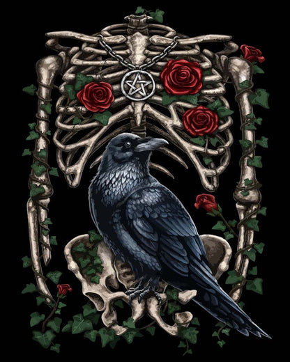 Malen nach Zahlen - Malen nach Zahlen - Corvus - by Sarah Richter