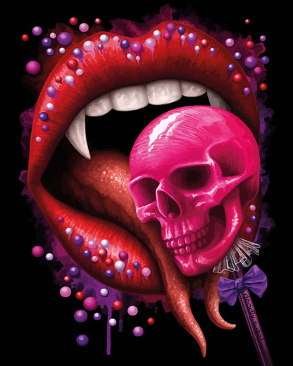 Malen nach Zahlen - Malen nach Zahlen - Deadly Sweet - by Sarah Richter