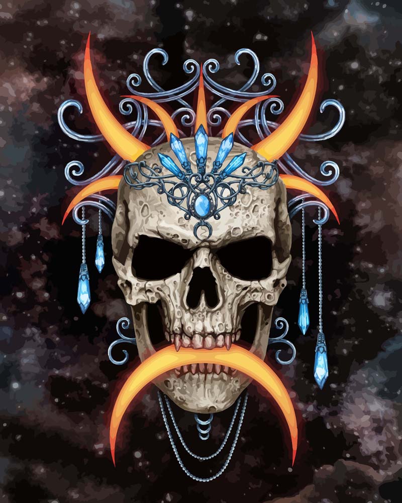 Malen nach Zahlen - Malen nach Zahlen - Moon Queen - by Sarah Richter