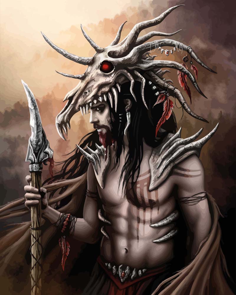 Malen nach Zahlen - Malen nach Zahlen - The Hunter - by Sarah Richter
