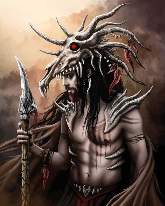 Malen nach Zahlen - Malen nach Zahlen - The Hunter - by Sarah Richter