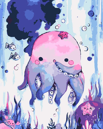 Malen nach Zahlen - Malen nach Zahlen - Oktopups - by Tiny Tami