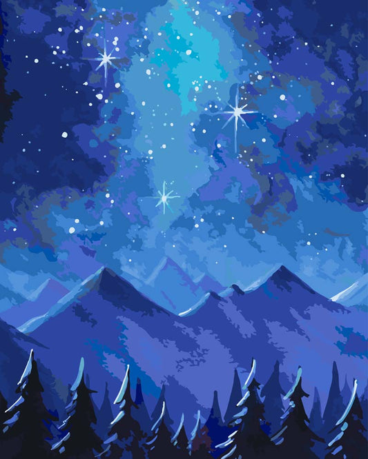 Malen nach Zahlen - Malen nach Zahlen - Sternenhimmel - by Farbheldin