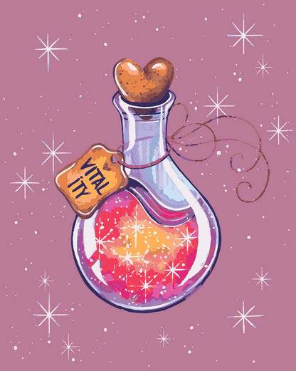 Malen nach Zahlen - Malen nach Zahlen - Vitality Potion - by Farbheldin