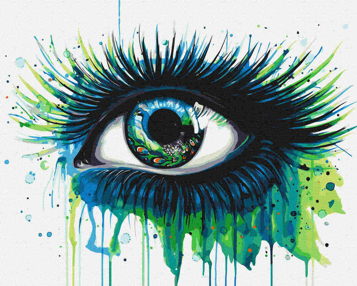 Malen nach Zahlen - Malen nach Zahlen - the peacock - by Pixie Cold