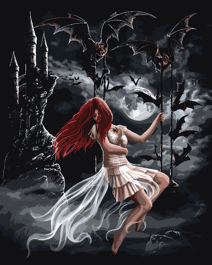 Malen nach Zahlen - Malen nach Zahlen - Draculas Bride - by Sarah Richter