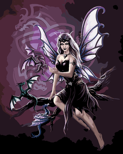 Malen nach Zahlen - Malen nach Zahlen - Dragon Keeper - by Sarah Richter