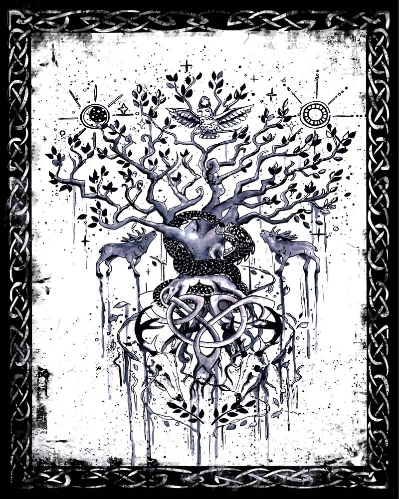 Malen nach Zahlen - Malen nach Zahlen - Yggdrasil - by Tiny Tami